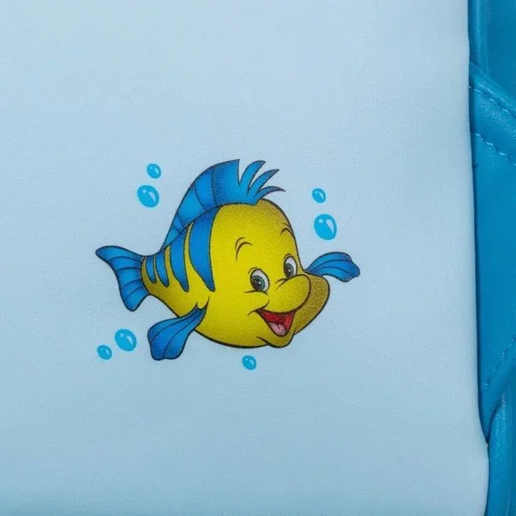 Loungefly Disney Little Mermaid Stained Glass Mini Backpack Characters Bag - Picture 4 of 6